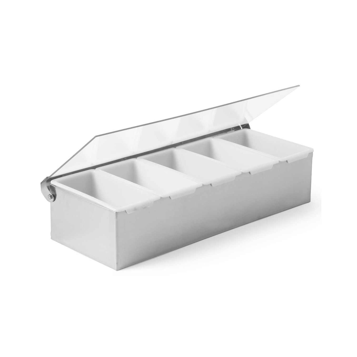 Barový kontejner na příslušenství pro drinky, Bar up, 5 kontenery, 375x140x(H)90mm