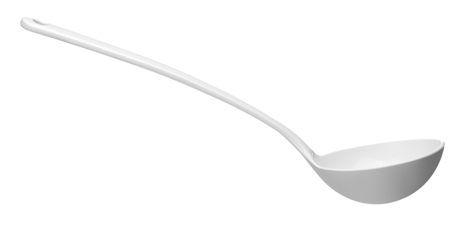 naběračka, HENDI, 0,14L, Bílá, 300x93mm