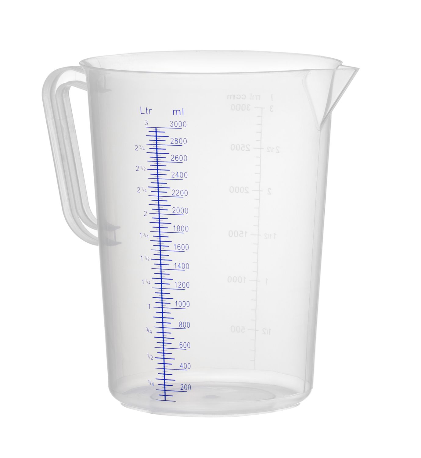 Odměrka, HENDI, 3L, ø160x(H)240mm