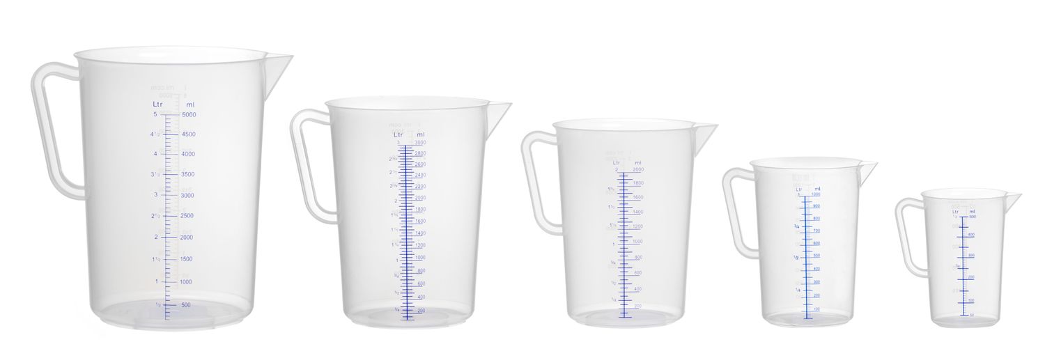 Odměrka, HENDI, 5L, ø190x(H)270mm
