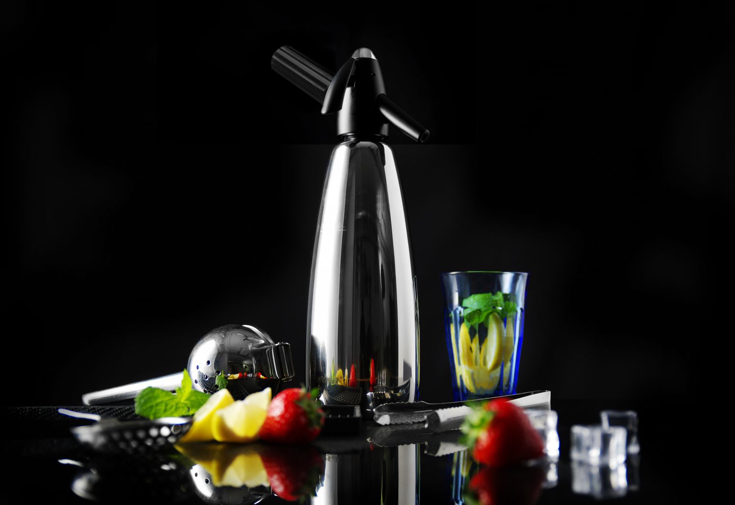 Sifónová láhev, Bar up, 1L, ø100x(H)320mm