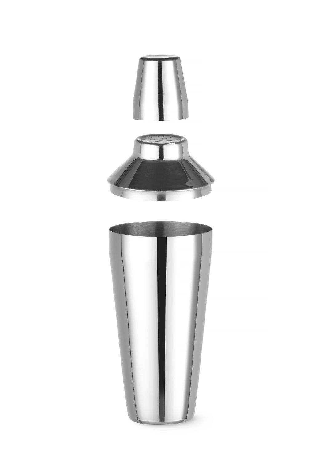 Šejkr Cobbler 3-dílný, Bar up, 0,75L, ø90x(H)255mm