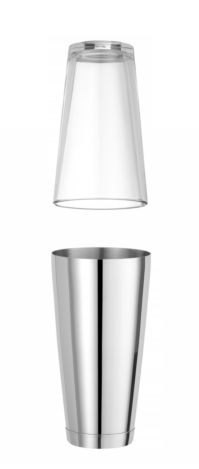 Bostonský šejkr, Bar up, kovový hrnek , 0,8L, ø90x(H)175mm