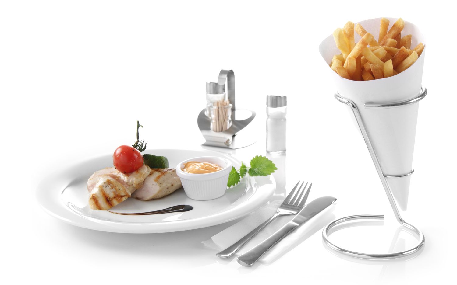 Servírovací stojan na chipsy, HENDI, ø110x(H)175mm
