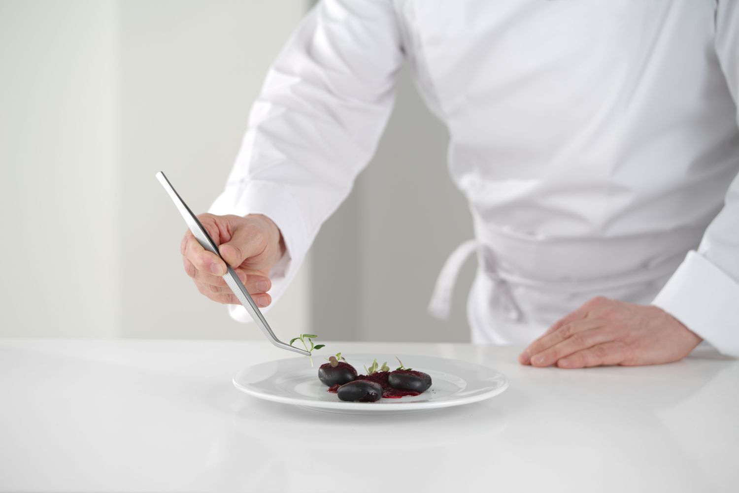 Pinzeta zakřivená, HENDI, (L)240mm