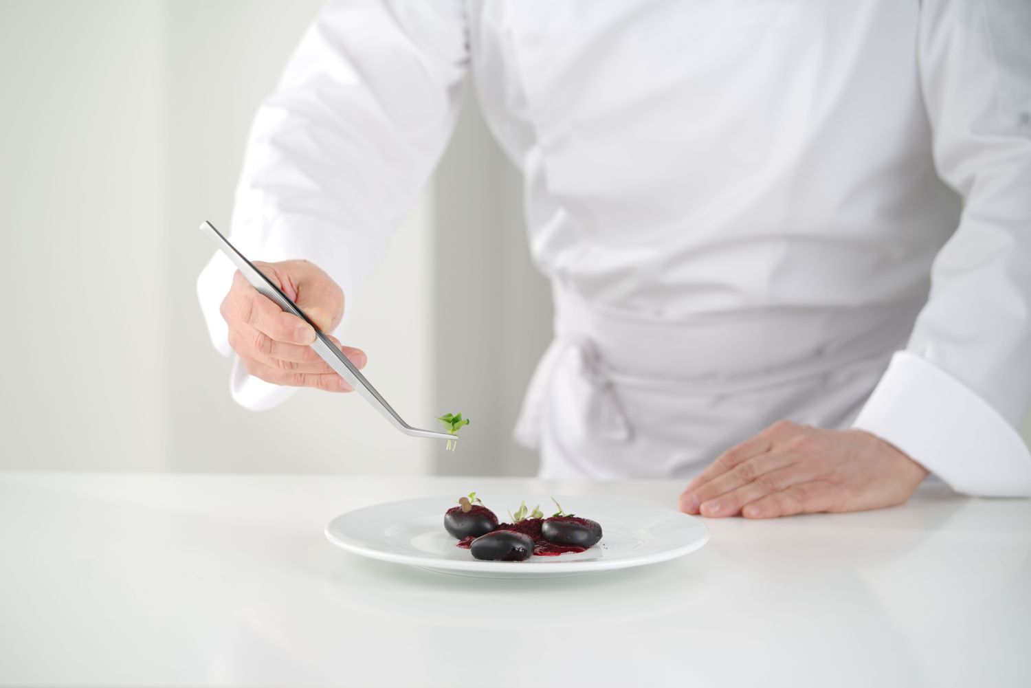 Pinzeta zakřivená, HENDI, (L)240mm