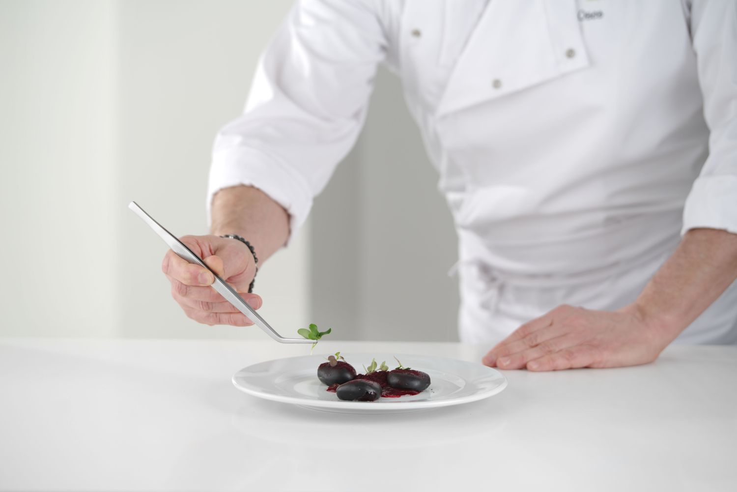 Pinzeta zakřivená, HENDI, (L)240mm