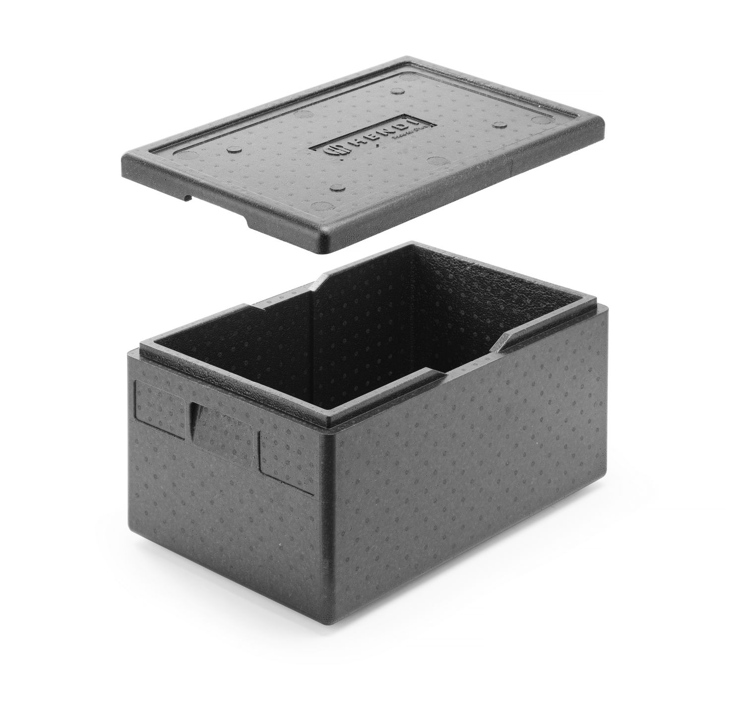 Termobox HENDI Kitchen Line na jídlo, černý, 46 l