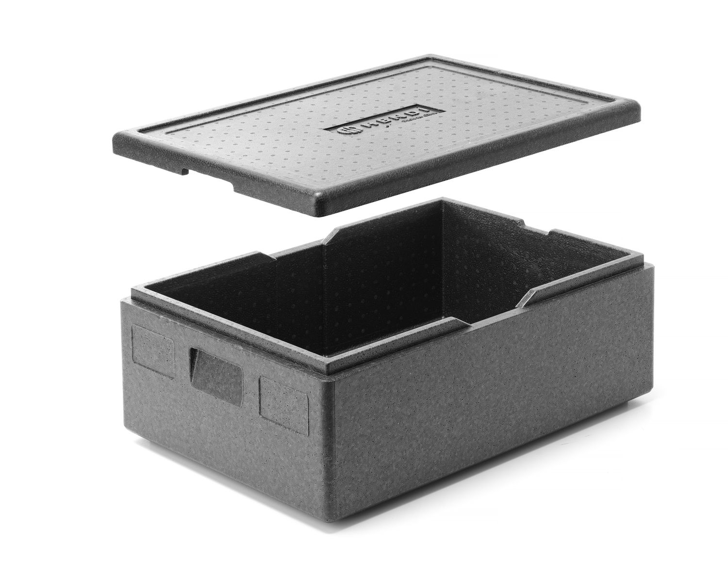 Termobox HENDI Kitchen Line na jídlo, černý, 53 l