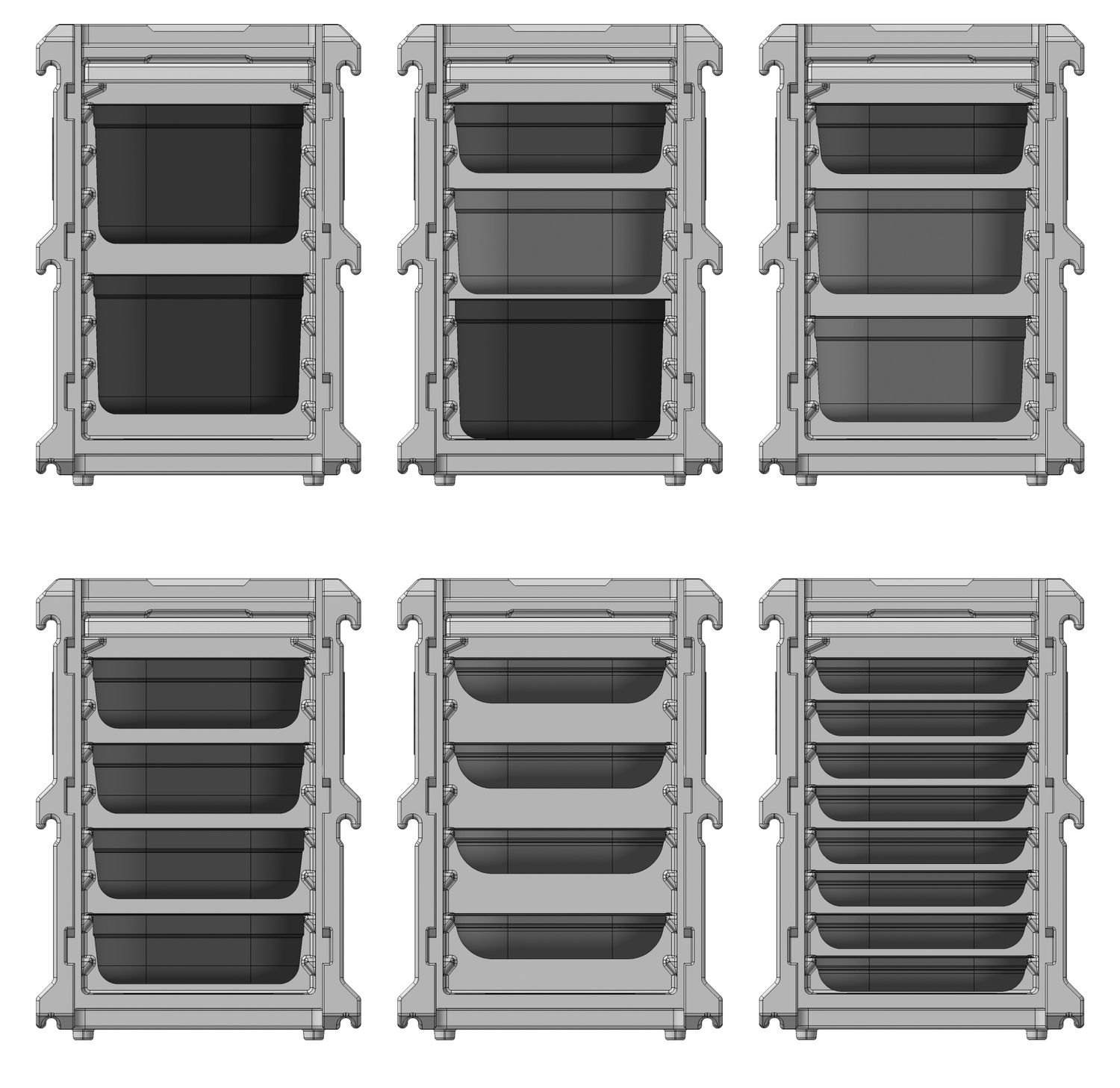 Cateringový termobox, HENDI, Profi Line, GN 1/1, 100L, 635x465x(H)660mm