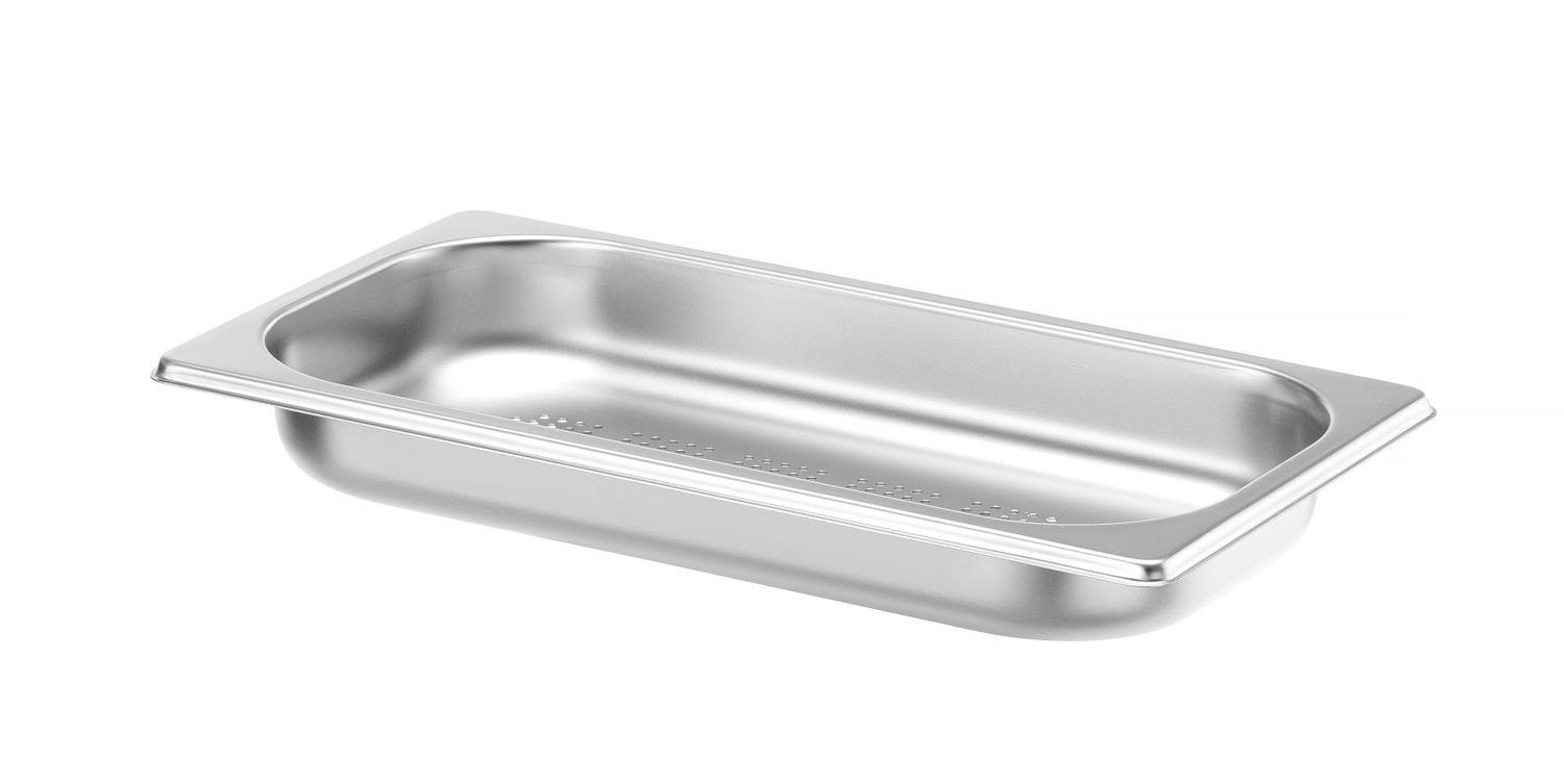 Kontejner GN 1/3 perforovaný, HENDI, Profi Line, GN 1/3, 1,2L, (H)40mm