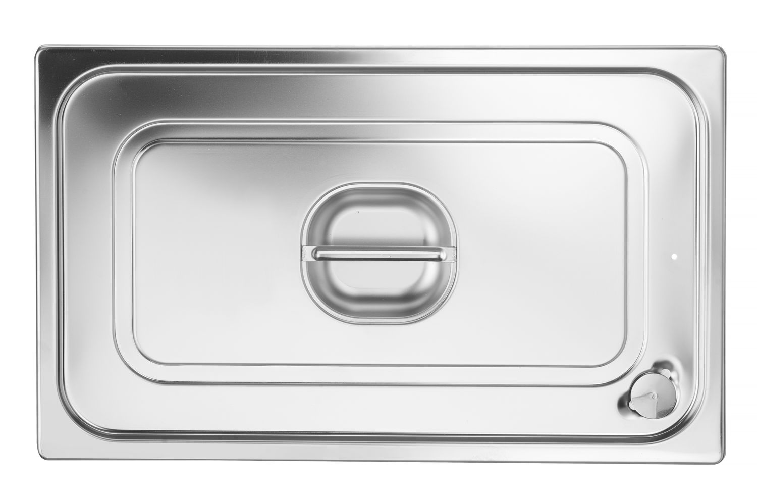 Víko pro nádoby GN se silikonovým těsněním, HENDI, Profi Line, GN 1/1, 530x325mm