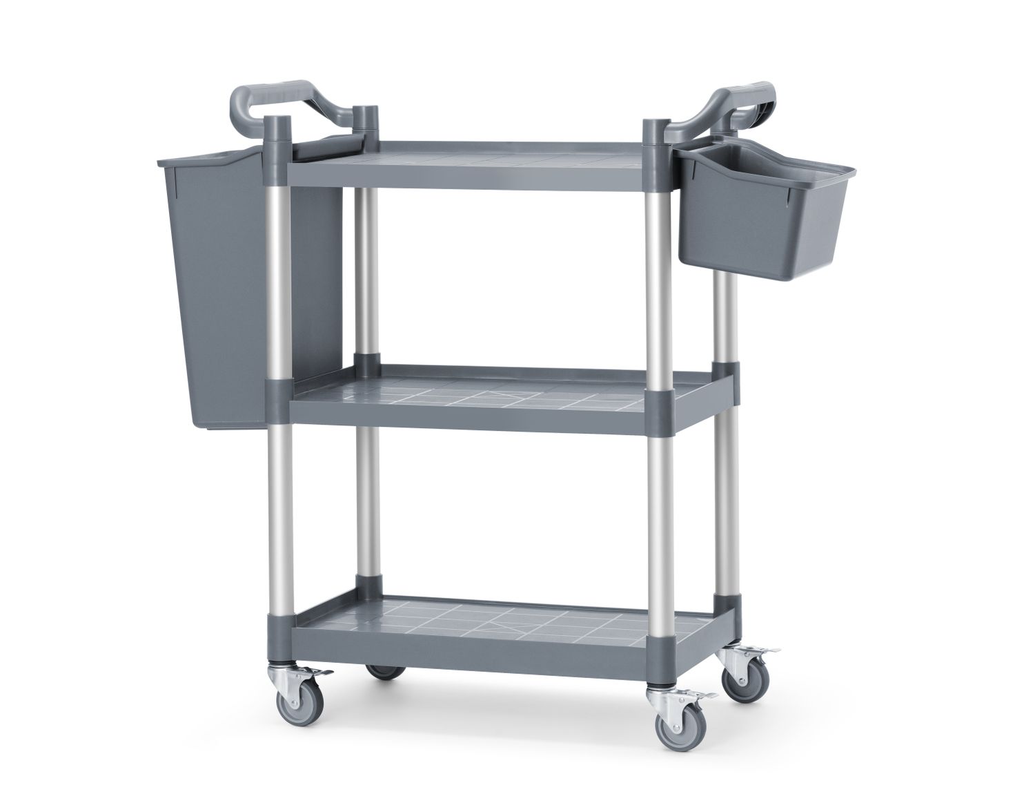 Vozík servírovací se 3-policemi z polypropylenu, HENDI, 800x410x(H)950mm