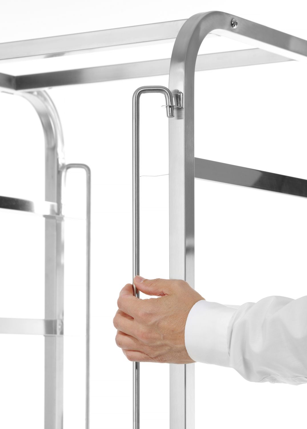 Vozík pro přepravu košů do myčky – 7 x 500x500 mm, HENDI, 615x560x(H)1700mm