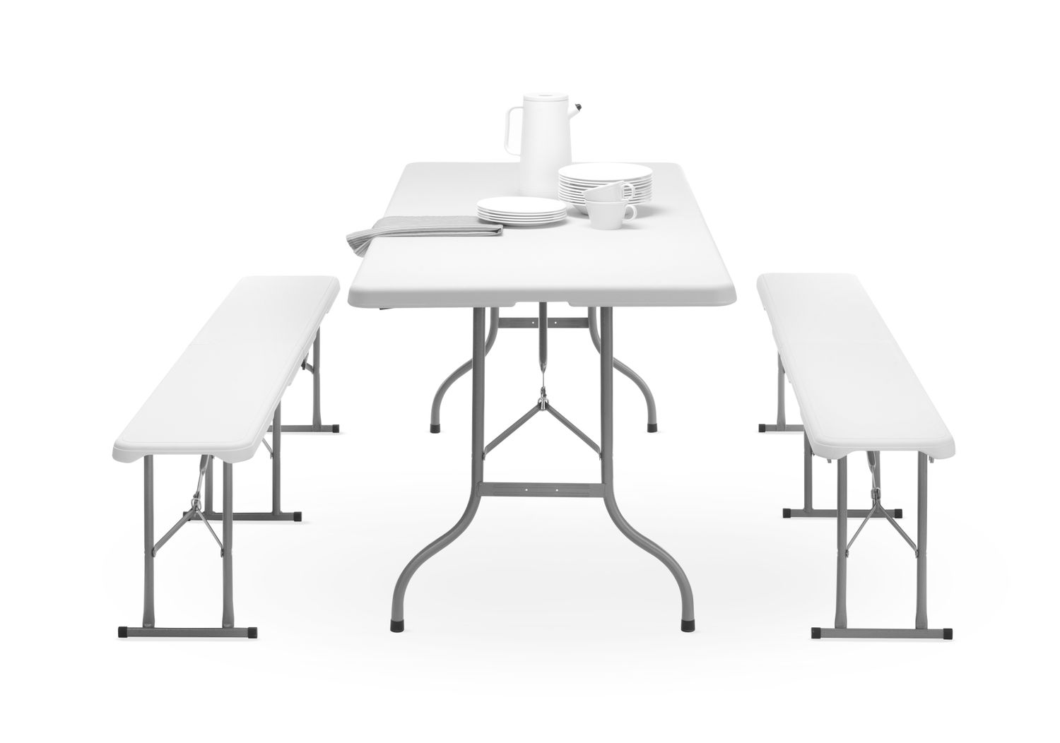 Bufetový stůl, HENDI, max. nosnost 150 kg., 1830x750x(H)740mm