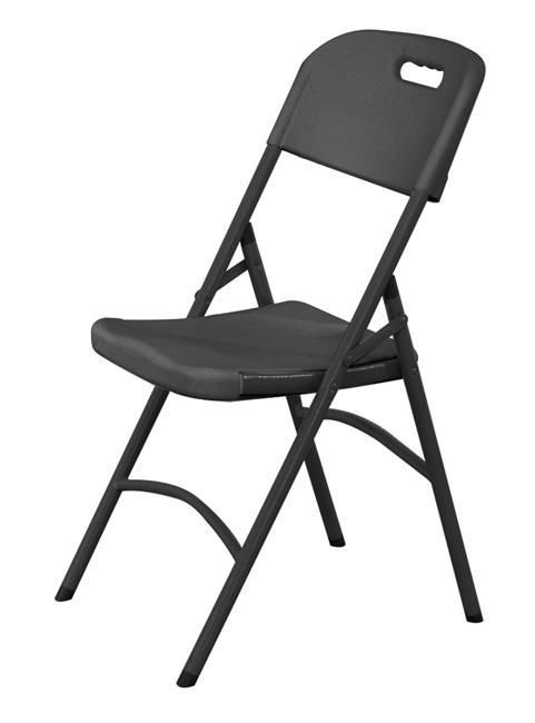 Cateringová židle černá, HENDI, max. nosnost 180 kg., 540x440x(H)840mm