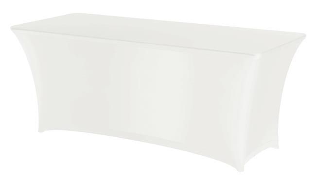 Potah Symposium obdélníkový, HENDI, 810910 810897, Bílá, 1830x760x(H)730mm