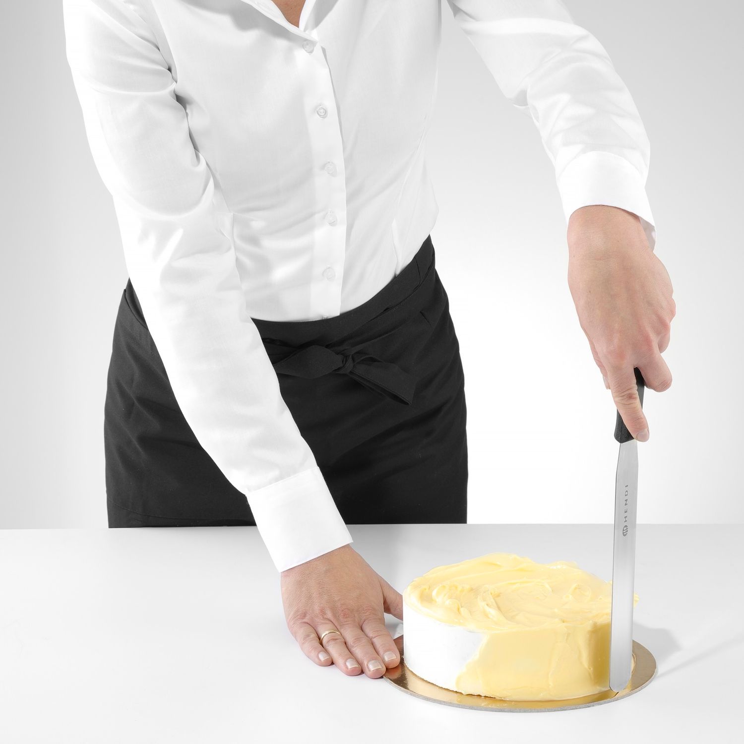 Špachtle, HENDI, Černá, 37x400mm