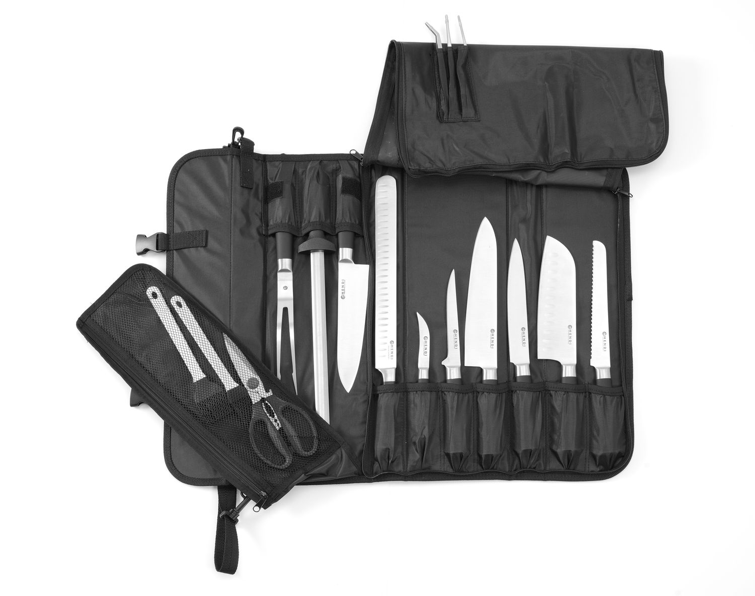 Brašna na nůž, HENDI, Černá, 510x50x(H)170mm