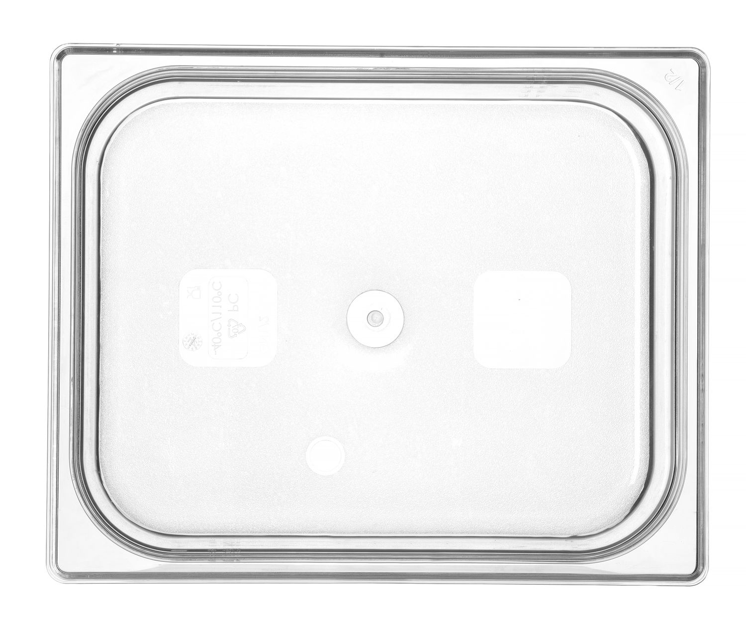 Kontejner GN 1/2 polykarbonát, HENDI, Profi Line, GN 1/2, 6,5L, Průhledná, 325x265x(H)100mm