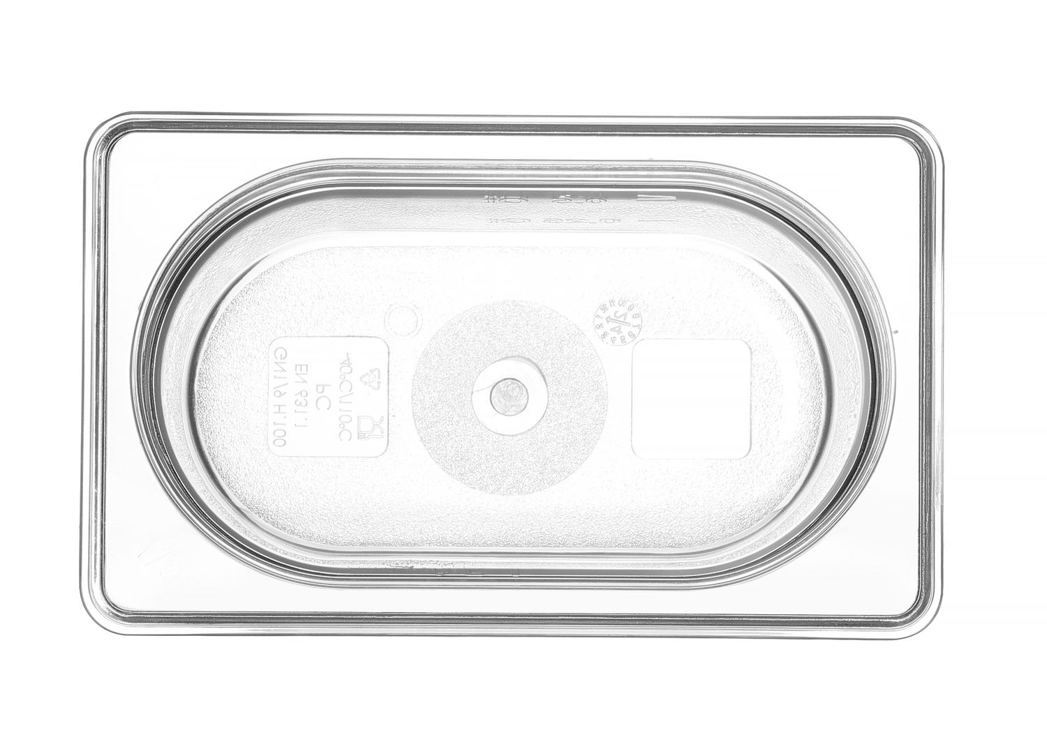 Kontejner GN 1/9 polykarbonát, HENDI, Profi Line, GN 1/9, 1L, Průhledná, 176x108x(H)100mm