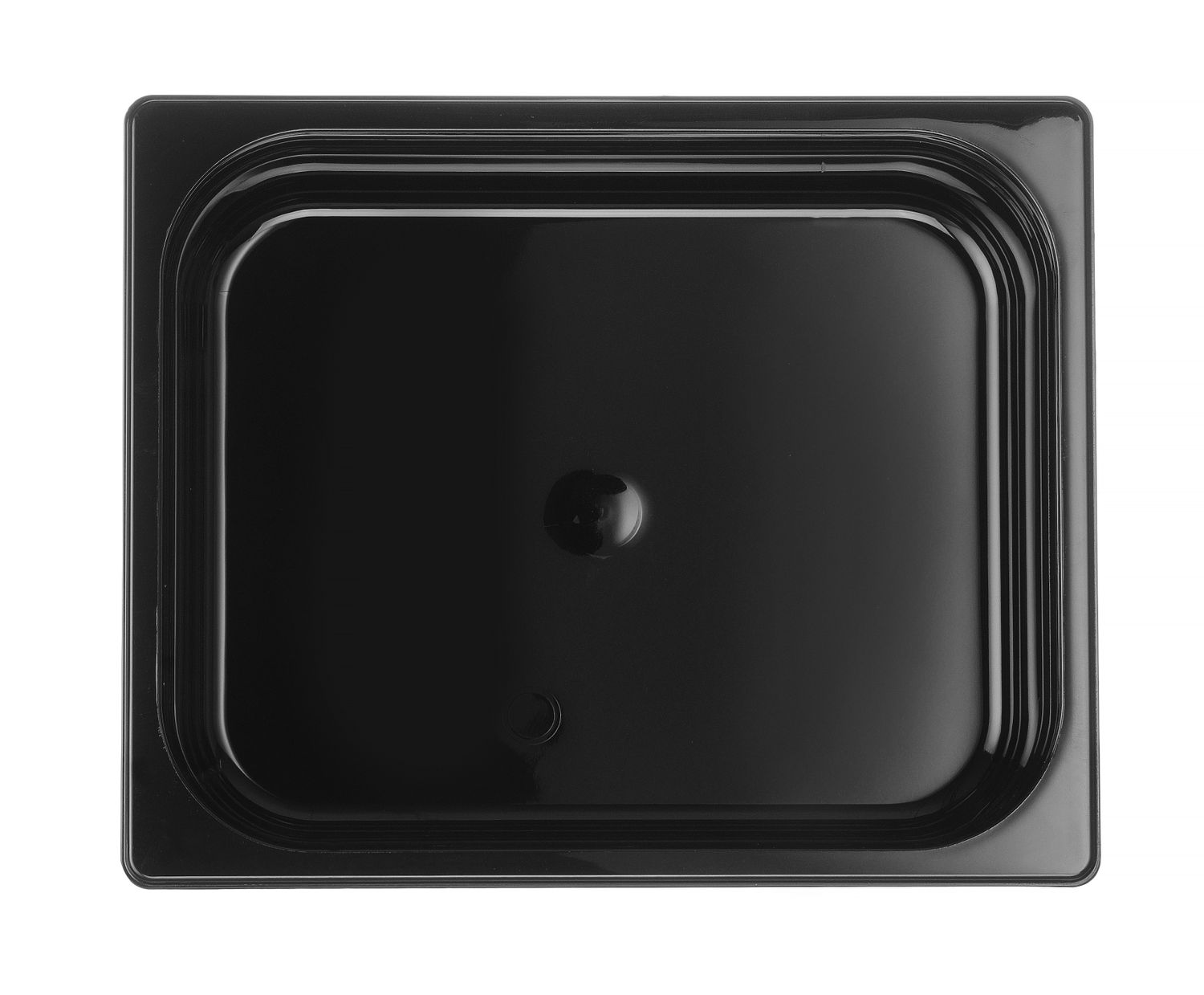 Kontejner GN 1/2 černý polykarbonát, HENDI, Profi Line, GN 1/2, 6,5L, Černá, 325x265x(H)100mm