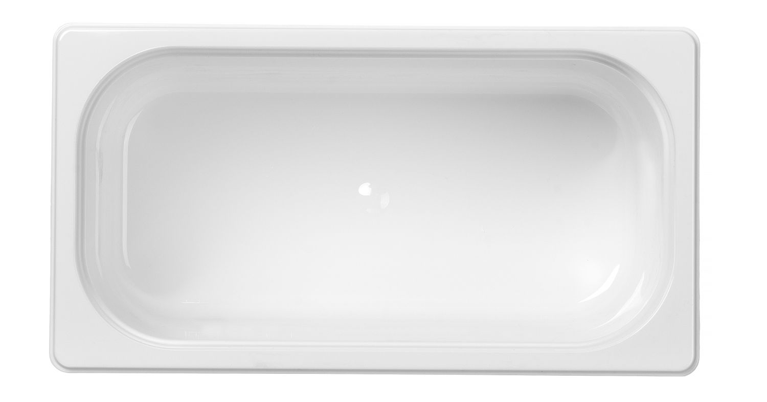 Kontejner GN 1/3 bílý polykarbonát, HENDI, GN 1/3, 5,7L, Bílá, 325x176x(H)150mm