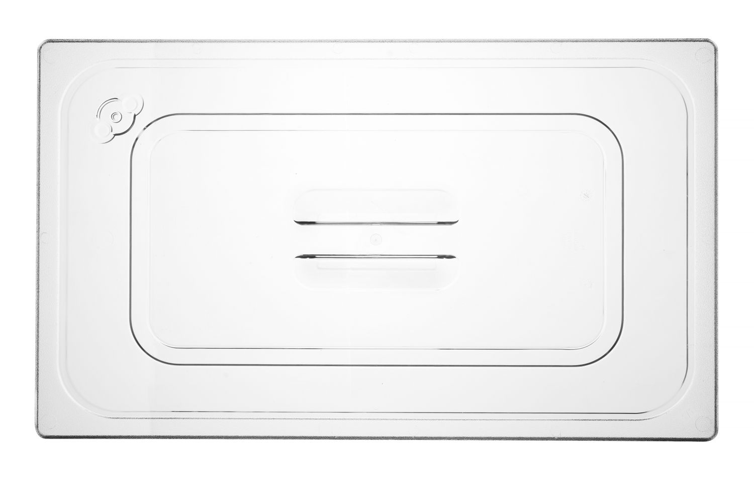 Víko pro polykarbonátové nádoby GN, HENDI, GN 1/1, Průhledná, 530x325mm