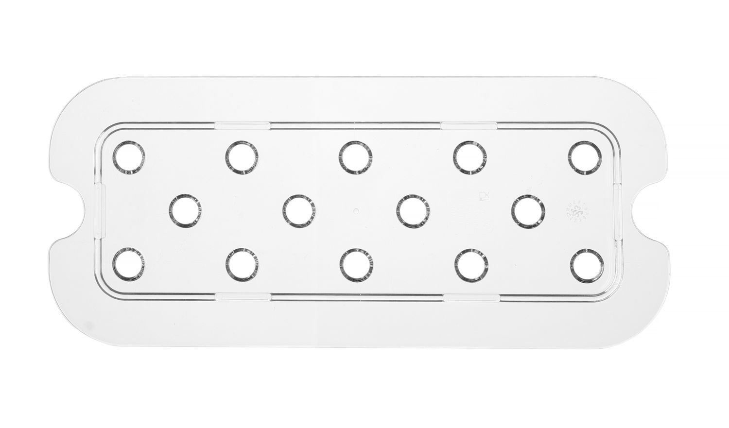 Odtok pro polykarbonátové GN nádoby, HENDI, Profi Line, GN 1/3, Průhledná, 266x116mm