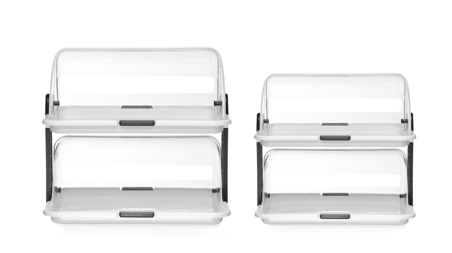 Vitrína jednodílná Roll top, HENDI, 465x310x(H)410mm