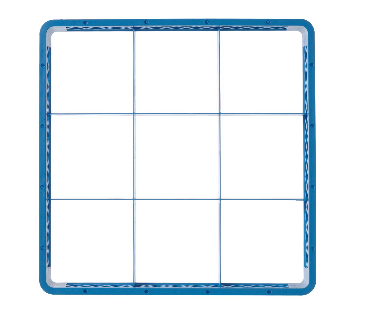 Nástavec na koš 500 × 500 mm, HENDI, 9 oddílů 150x150 mm, 500x500x(H)45mm