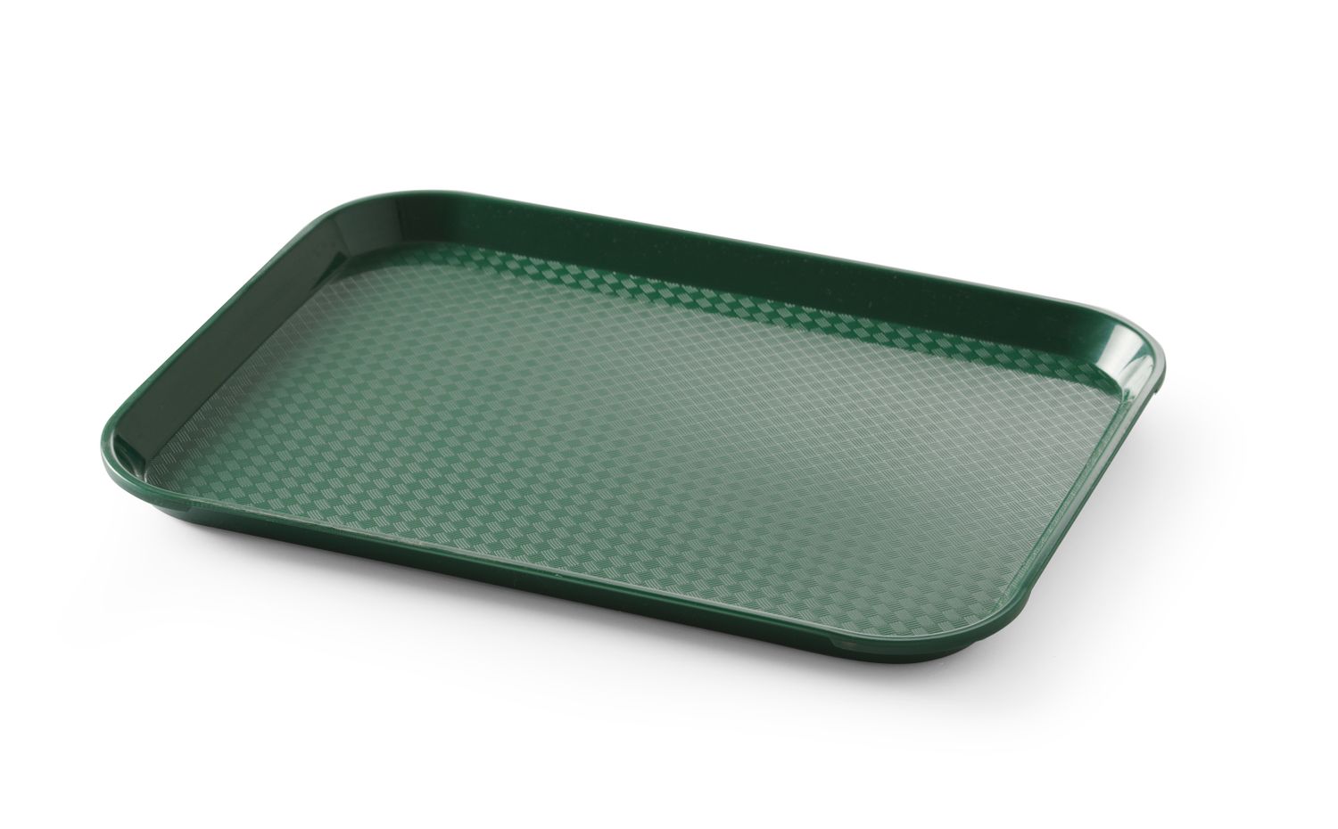 HENDI | Tác, podnos polypropylénový Fast Food small, barva Zelená, 265x345x(H)20mm