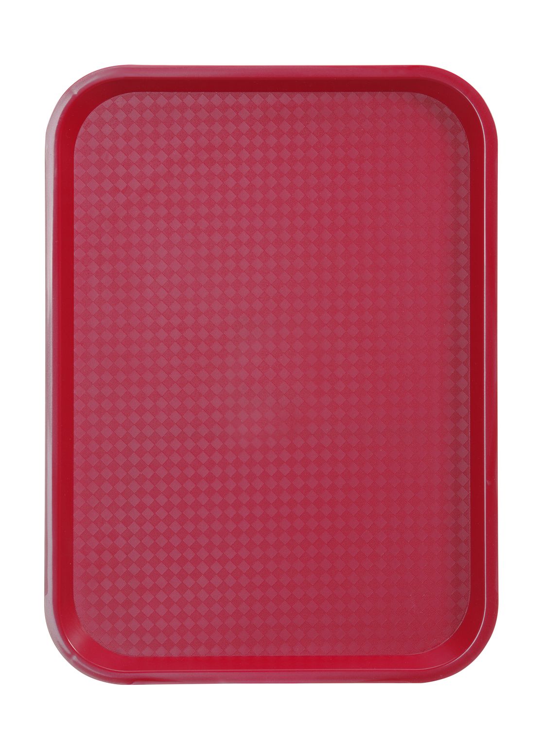 HENDI | Tác, podnos polypropylénový Fast Food medium, barva Červená, 305x415x(H)20mm