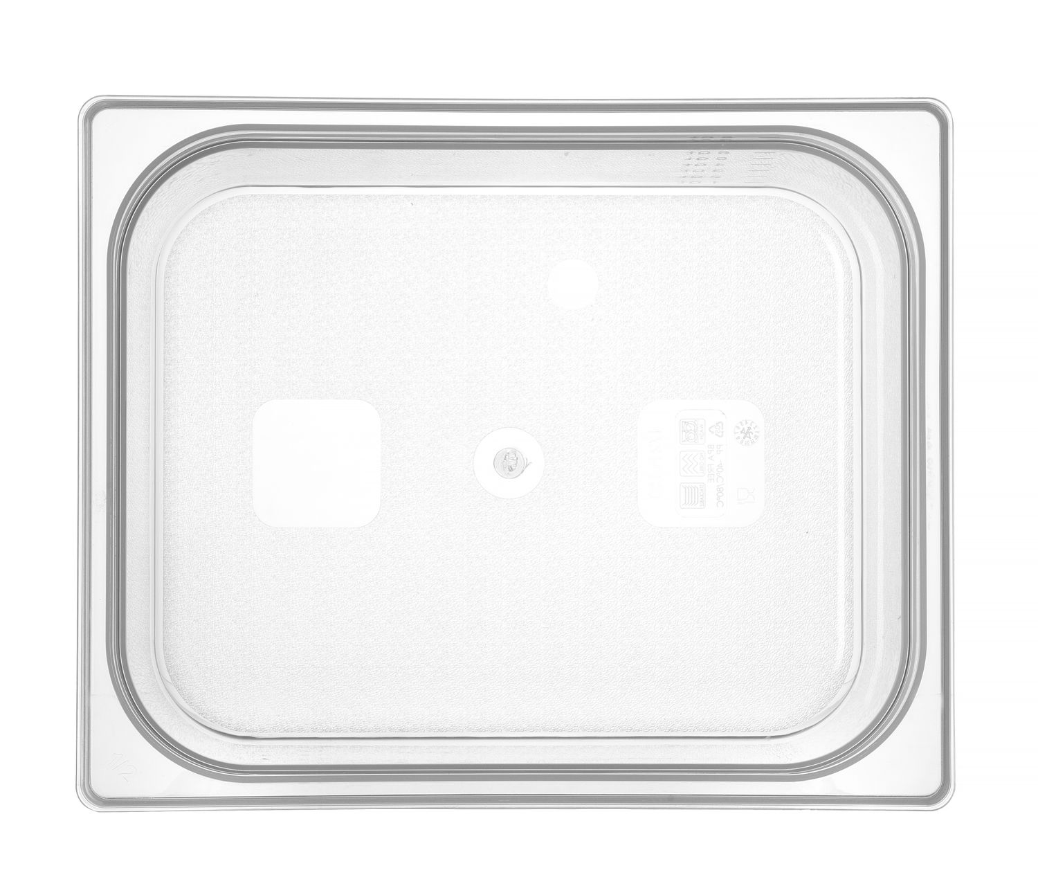 Kontejner GN 1/2 polypropylen, HENDI, Profi Line, GN 1/2, 9,5L, Průhledná, 325x265x(H)150mm
