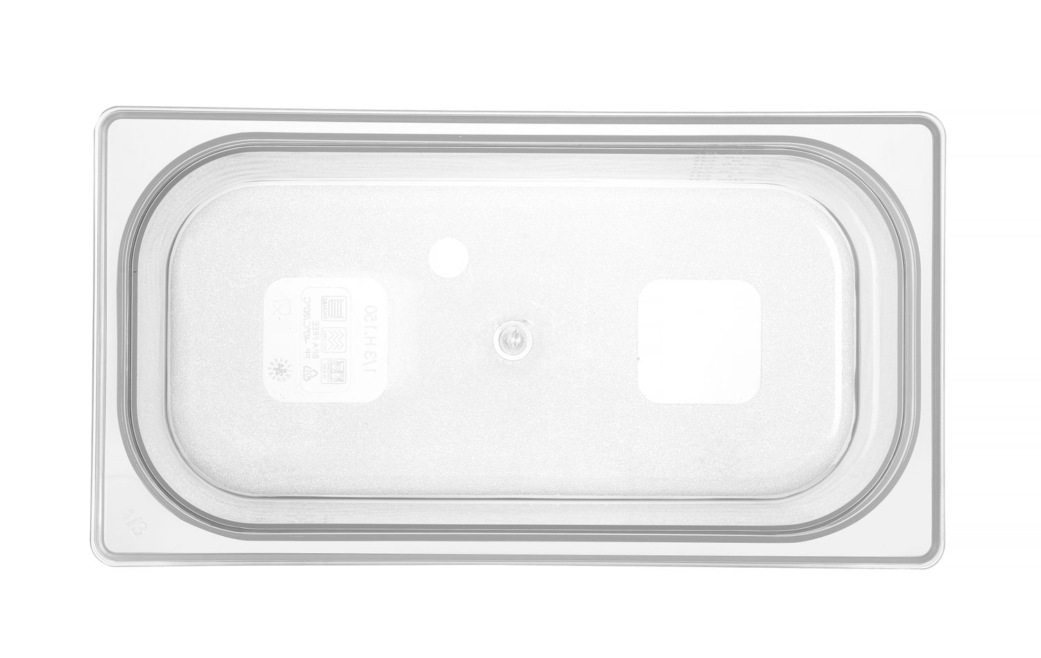Kontejner GN 1/3 HACCP, HENDI, GN 1/3, 4L, Průhledná, 325x176x(H)100mm