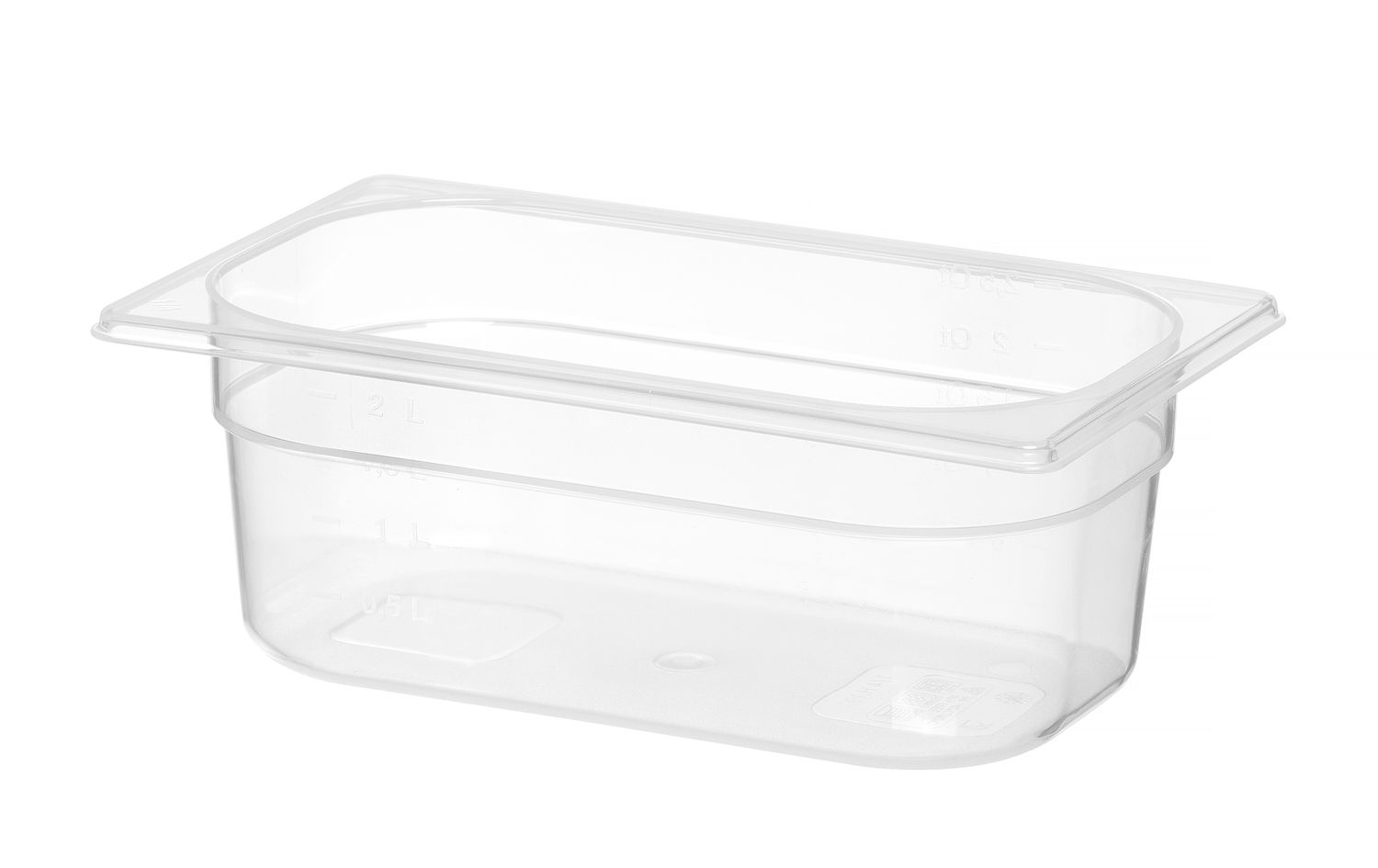 Kontejner GN 1/4 polypropylen, HENDI, Profi Line, GN 1/4, 2,8L, Průhledná, 265x162x(H)100mm