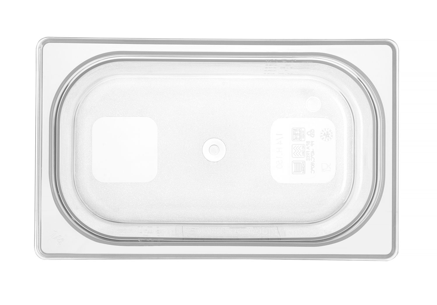 Kontejner GN 1/4 HACCP, HENDI, GN 1/4, 4L, Průhledná, 265x162x(H)150mm