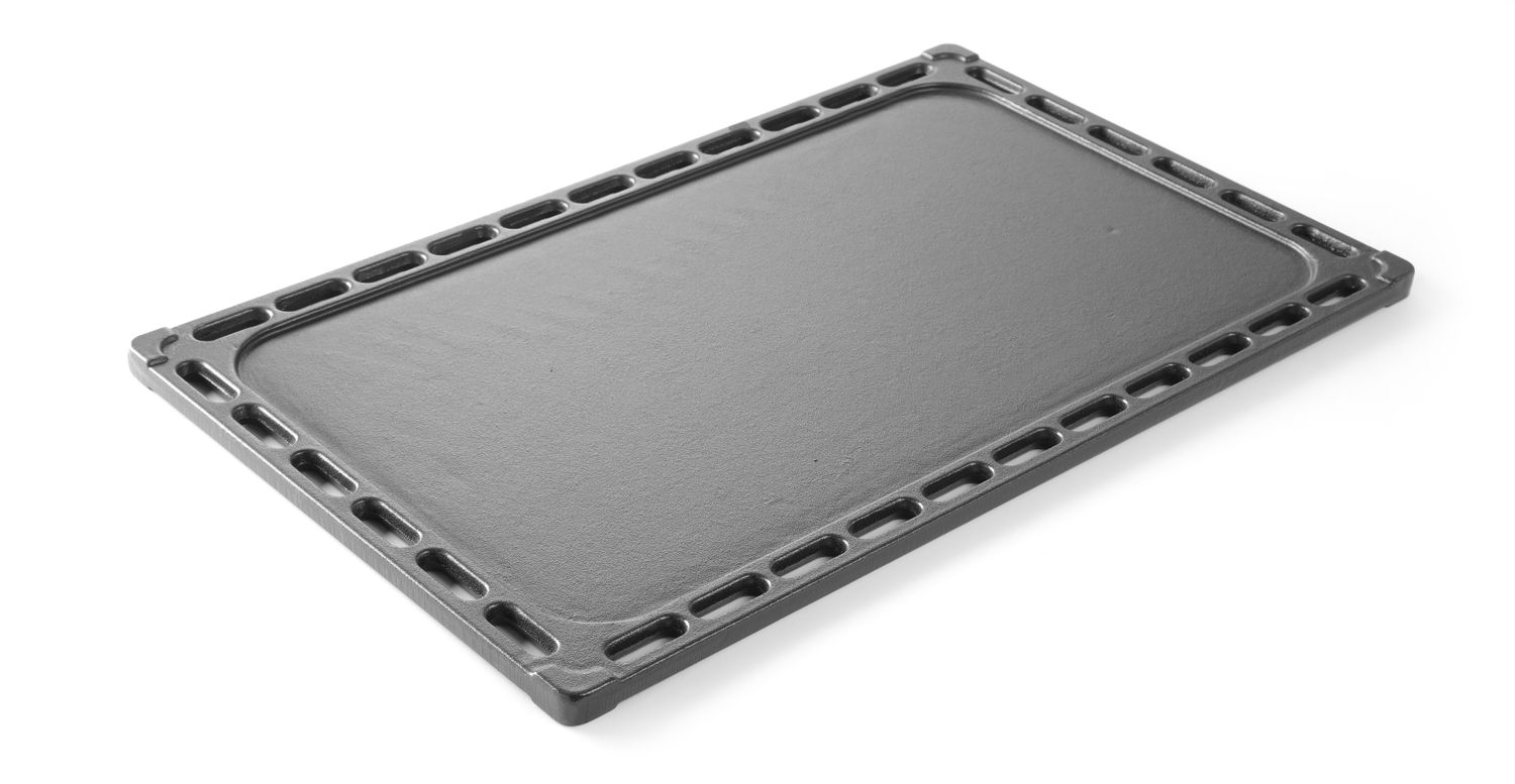 Grilovací deska litinová, HENDI, GN 1/1, 325x530mm
