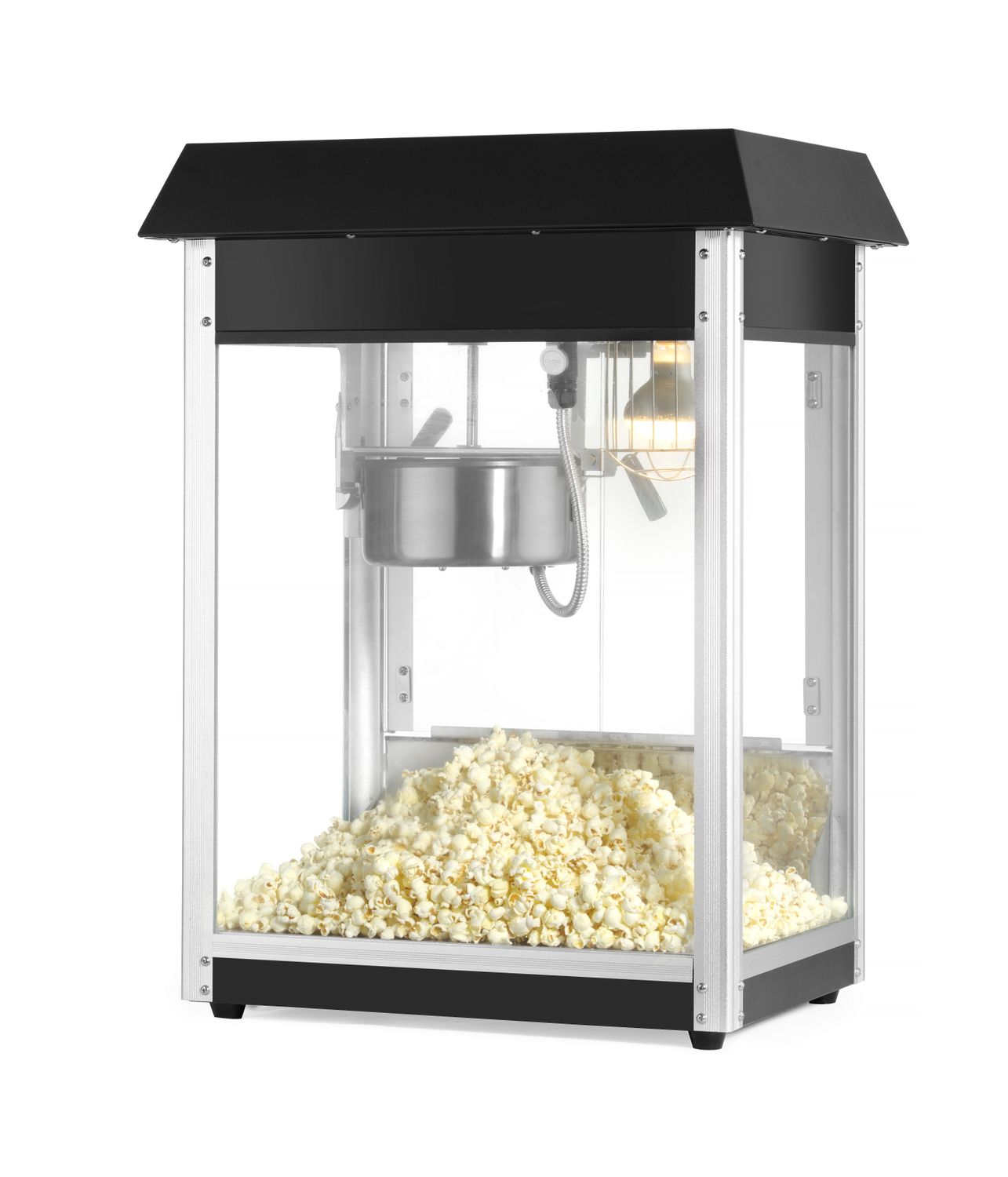 Stroj na výrobu popcornu, HENDI, Černá, 230V/1500W, 574x420x(H)778mm