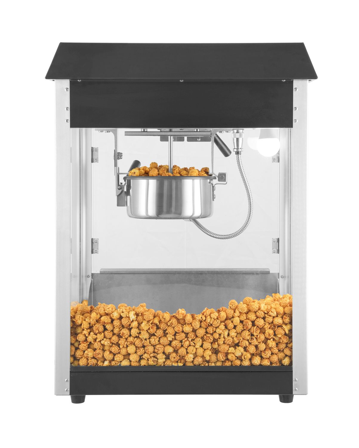 Stroj na výrobu popcornu, HENDI, Černá, 230V/1500W, 574x420x(H)778mm
