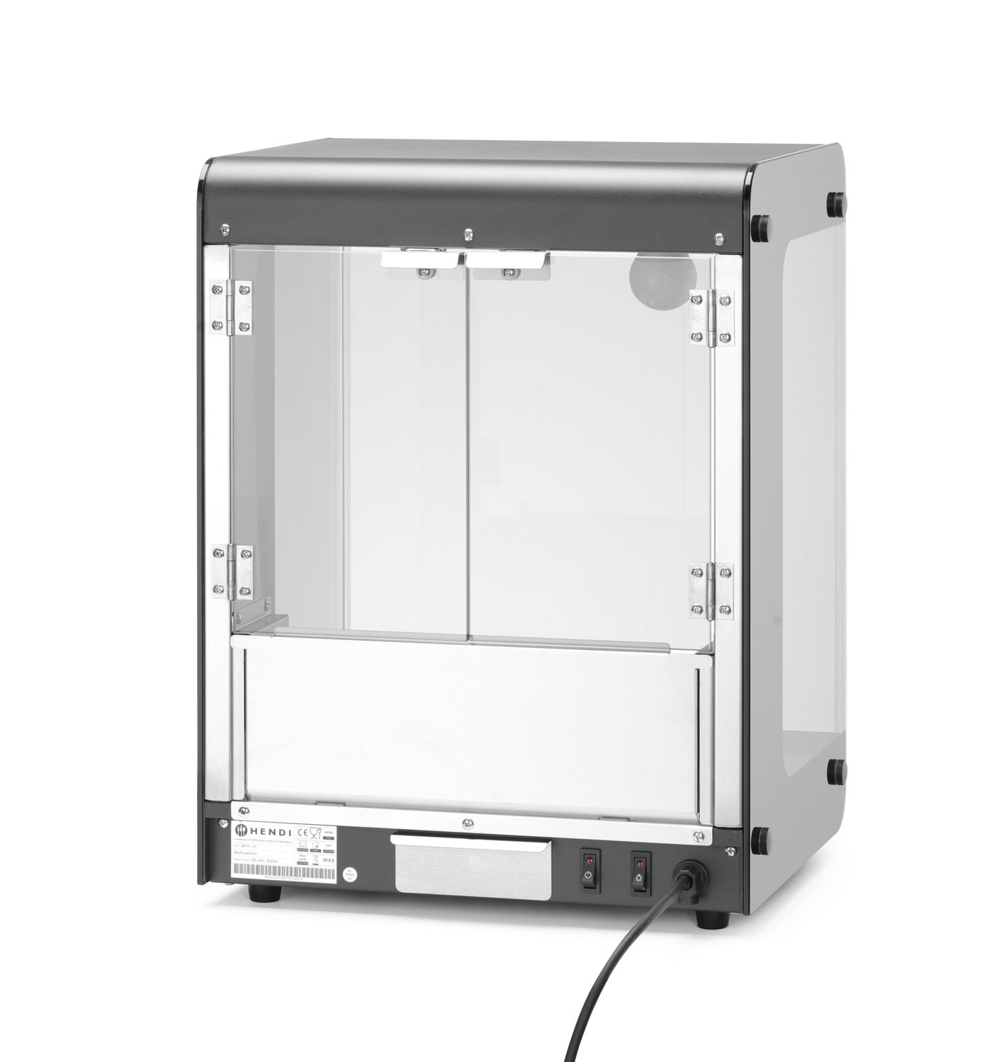 Ohřívač Nacho, HENDI, Černá, 220-240V/500W, 400x344x(H)525mm