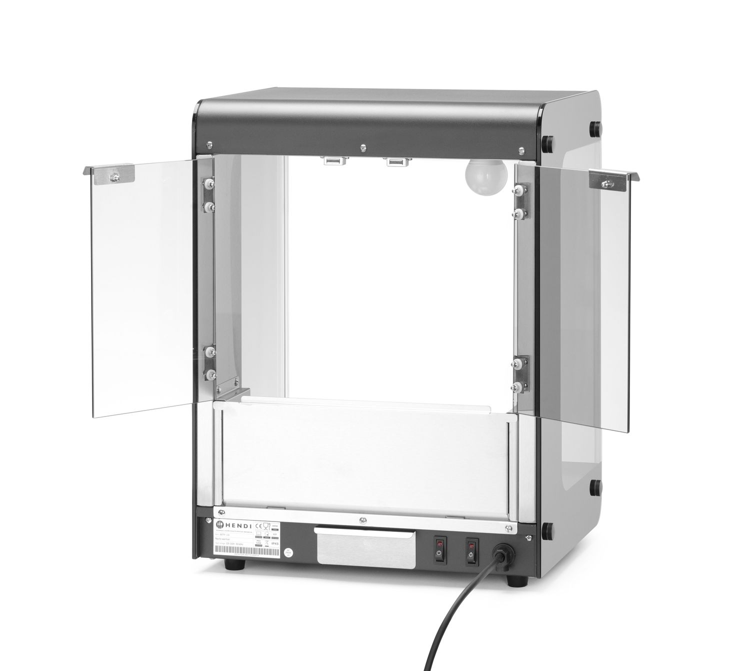 Ohřívač Nacho, HENDI, Černá, 220-240V/500W, 400x344x(H)525mm
