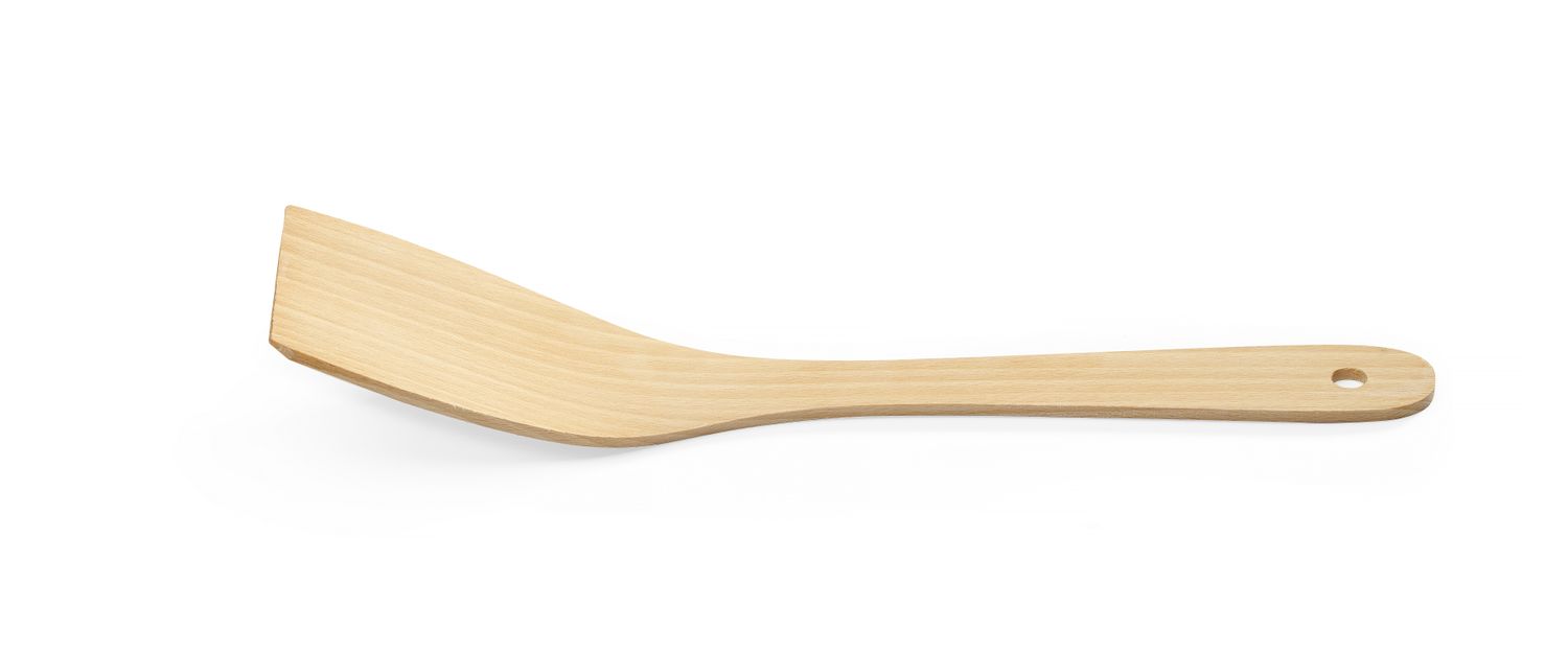 Ohnutá dřevěná špachtle - sada 2 ks, HENDI, 2 ks, (L)320mm