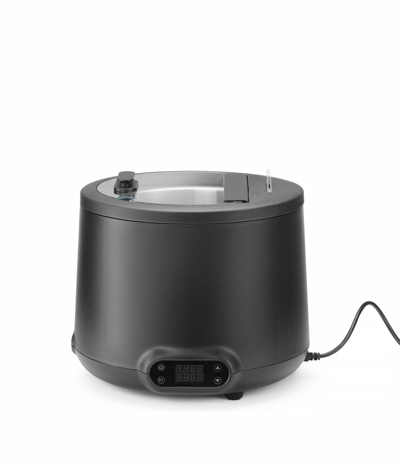 HENDI | elektrický ohřívač polévky, UNIQ, objem 8L, Černá barva, 220-240V/500W, ø365x(H)325mm