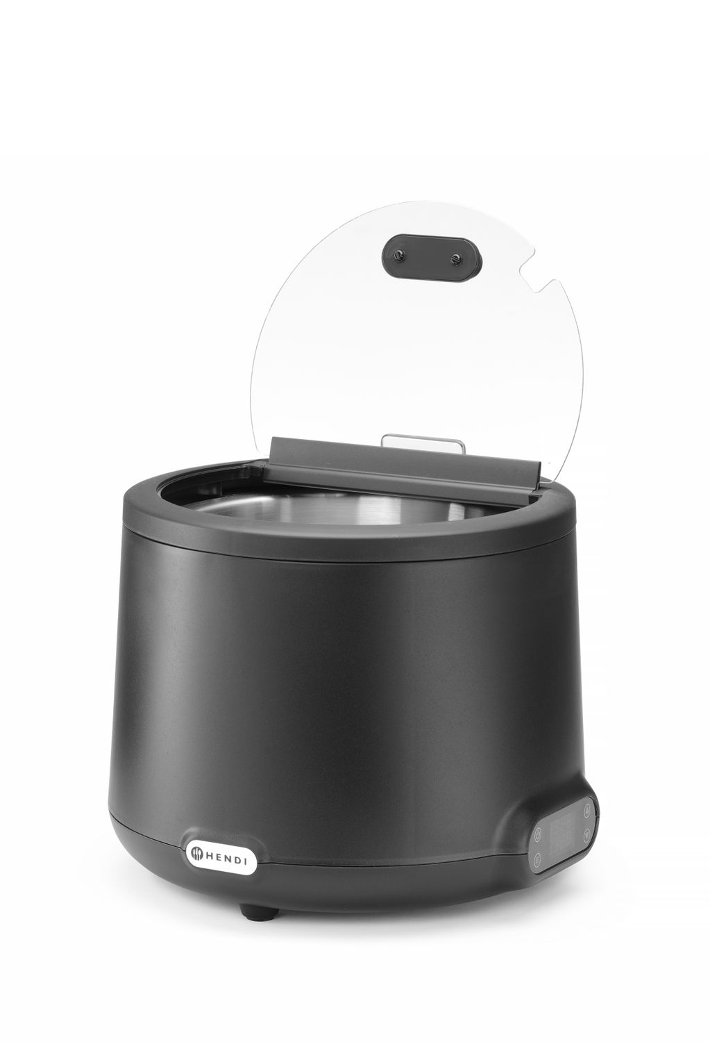 HENDI | elektrický ohřívač polévky, UNIQ, objem 8L, Černá barva, 220-240V/500W, ø365x(H)325mm