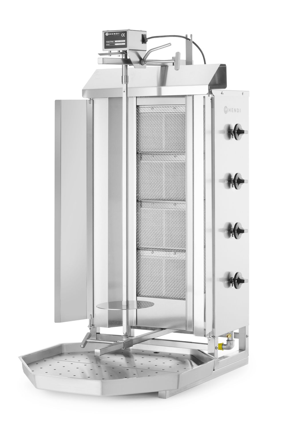 Plynový gril na kebab Profi Line, HENDI, Profi Line, 13kW, 735x745x(H)1110mm