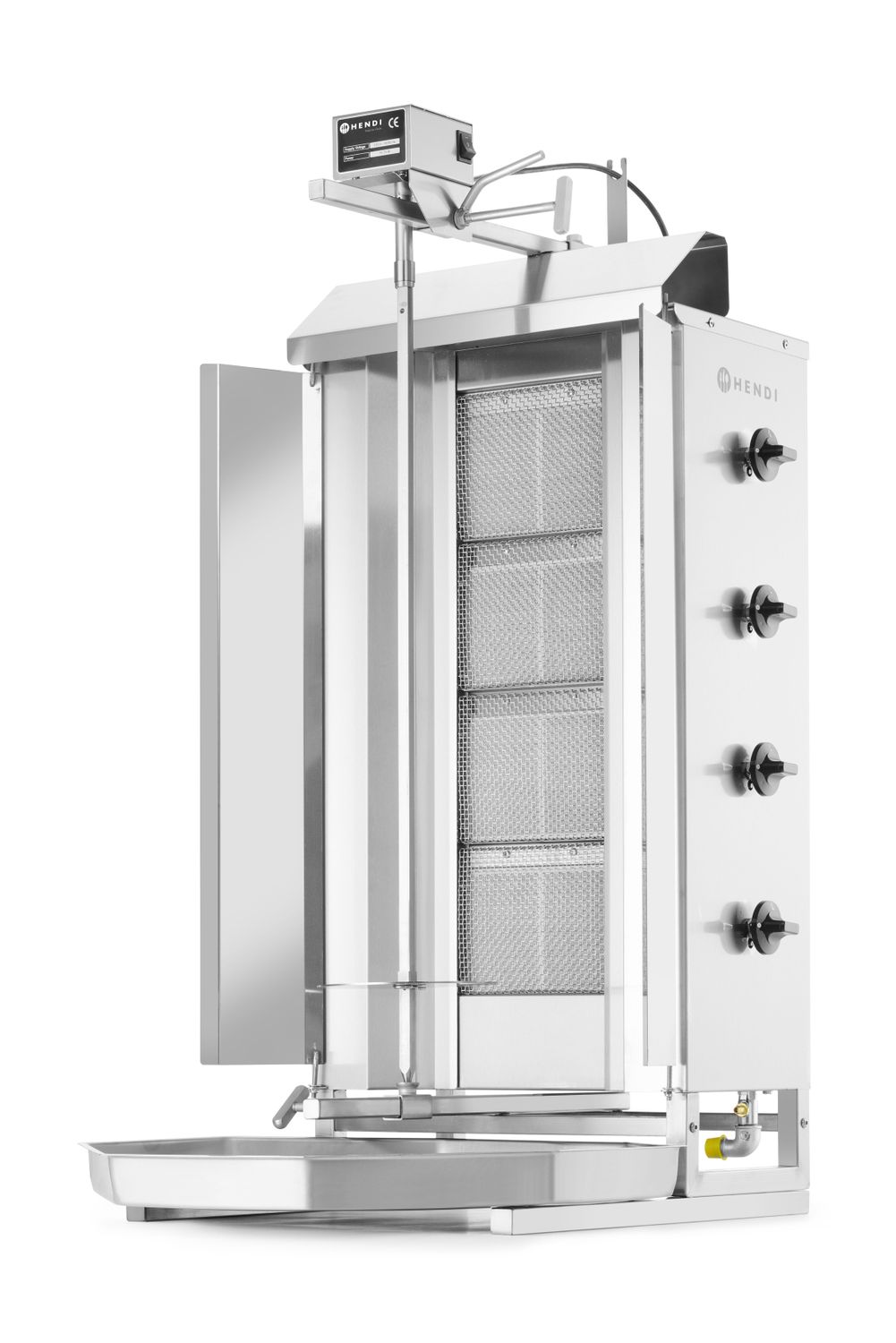 Plynový gril na kebab Profi Line, HENDI, Profi Line, 13kW, 735x745x(H)1110mm