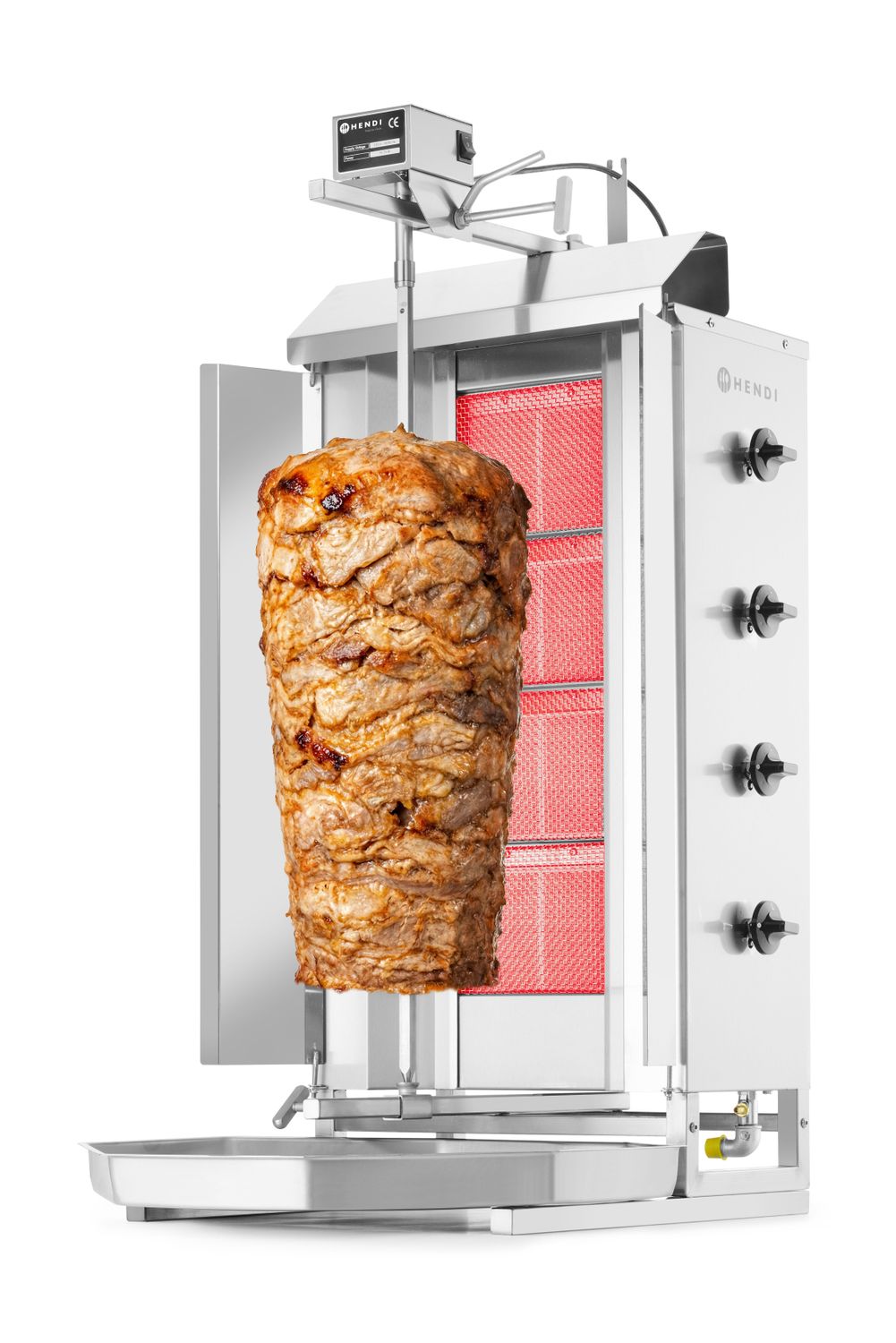 Plynový gril na kebab Profi Line, HENDI, Profi Line, 13kW, 735x745x(H)1110mm