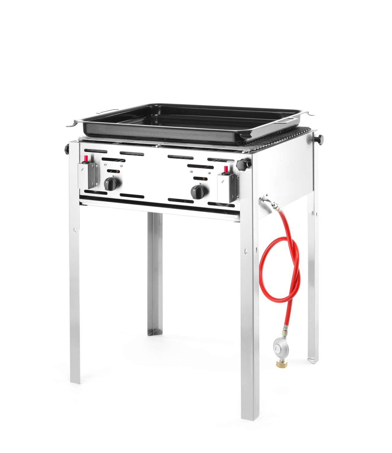 HENDI | plynový gril Bake-Master maxi, výkon 11,6kW, 650x540x(H)840mm, S PODSTAVOU