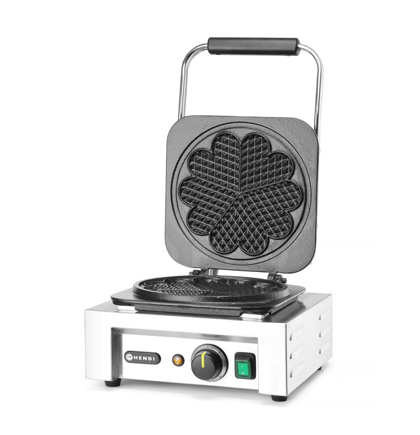 HENDI | Vaflovač tvar "Srdce", 230V/2200W, 330x543x(H)550mm